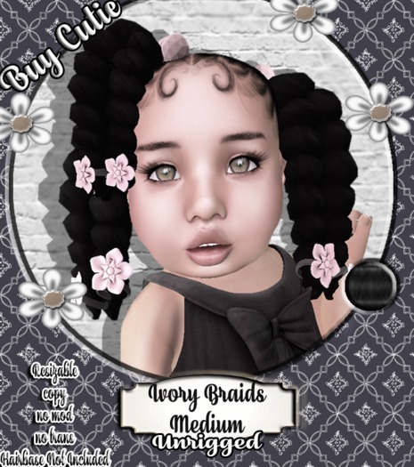 ~*BC*~IVORY BRAIDS MEDIUM DEMO