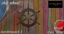 Ship Wheel/Helm 2 mesh BOX