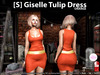 s giselle tulip dress orange pic