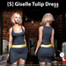 s giselle tulip dress blue ad