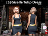 s giselle tulip dress blue pic