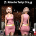 s giselle tulip dress pink ad