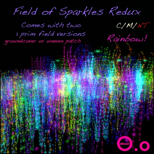 Field of Sparkles Redux - Rainbow