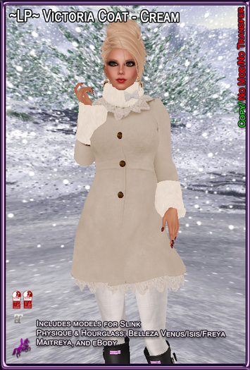 ~LP~ Victoria Coat [BOXED] Cream