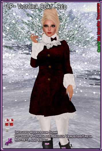 ~LP~ Victoria Coat [BOXED] Red