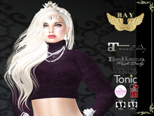 BAY SWETER  TOP  MORADO LISO    paq