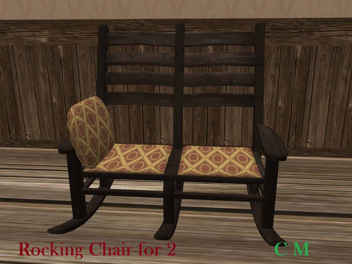 Rustic Dual Rocking Chair  , 4 LI