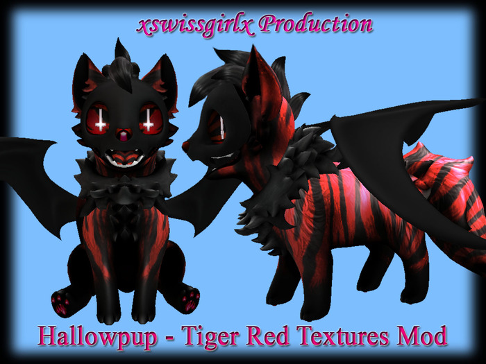 Hallowpup - Tiger Red Textures Mod