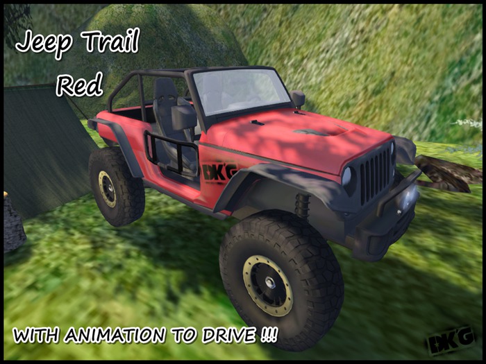 DK'G Jeep Trail Red