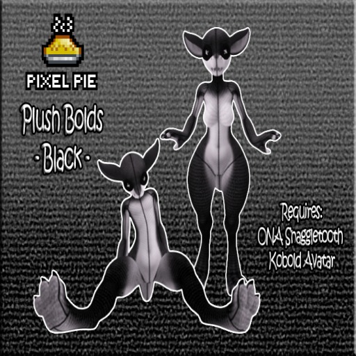 PIXEL PIE - Plush Bolds - Black