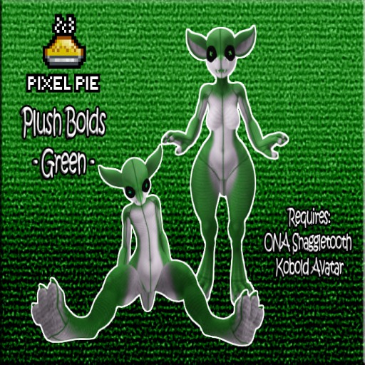 PIXEL PIE - Plush Bolds - Green