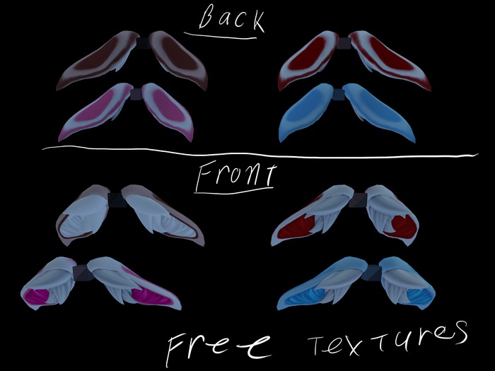 Second Life Marketplace star eater ear textures