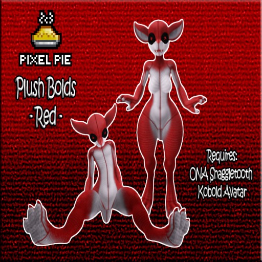 PIXEL PIE - Plush Bolds - Red