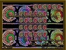 Kundan Spirals ALPHA Seamless Textures