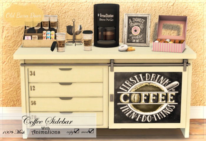 {OBD} COFFEE SIDEBAR SET [BOXED]