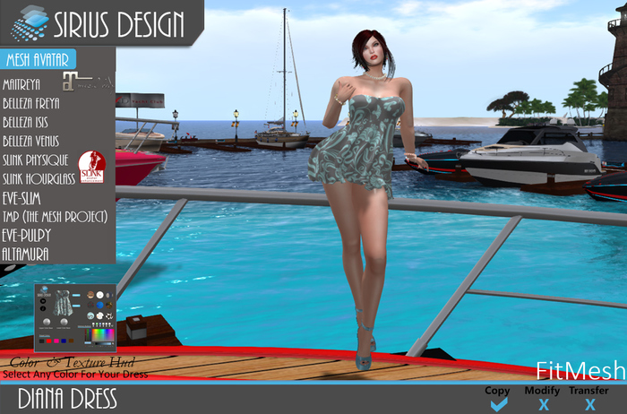 Sirius Design Diana Dress Boxed