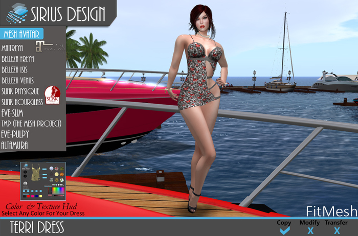 Sirius Design Terri Dress Boxed