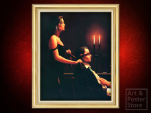 Wicked Games | Vettriano Erotic Painting | Gold Fluted Frame 
