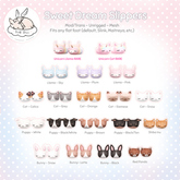 +Half-Deer+ Sweet Dream Slippers [Bunny - Latte]