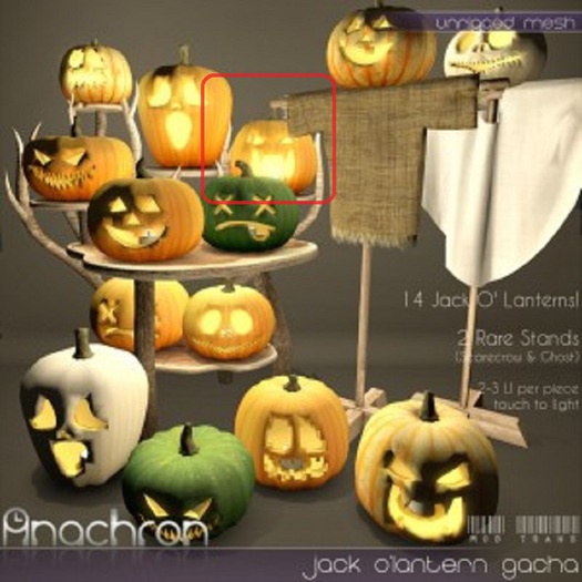Anachron - Jack 'O Lantern Gacha - Fang Orange