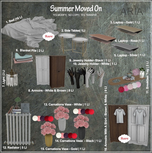 ARIA - Summer Moved On - Breakfast Tray