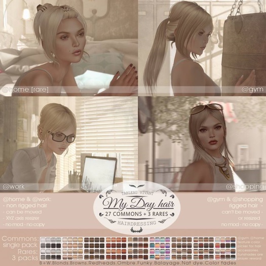 Tableau Vivant \\ My Day @ Work - Redheads