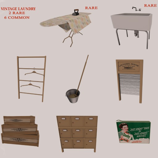 Candy Crunchers - Vintage laundry - Wash Crates