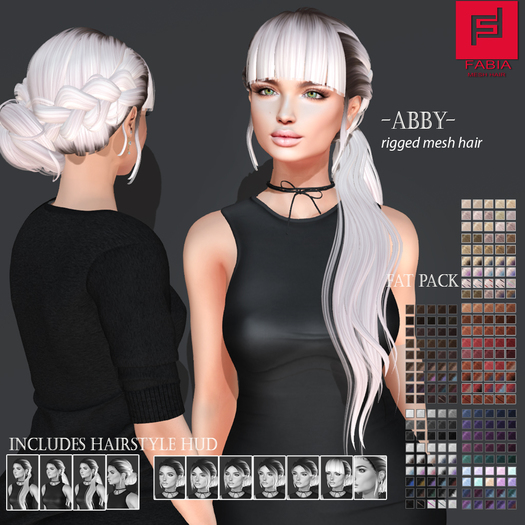 -FABIA- Mesh Hair   <Abby> Fat Pack