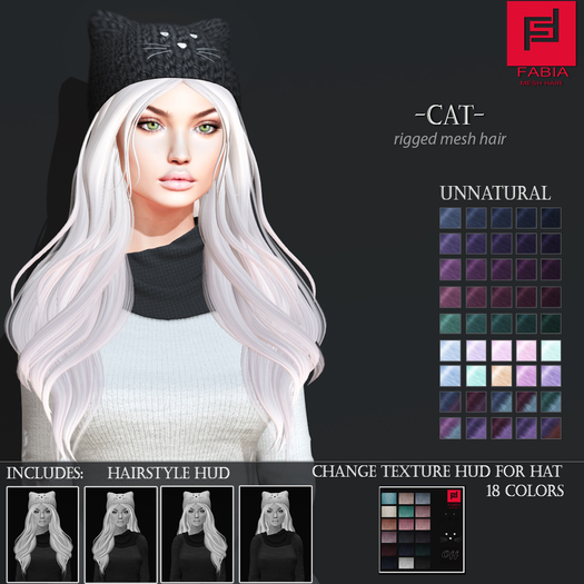 -FABIA- Mesh Hair   <Cat> Unnatural