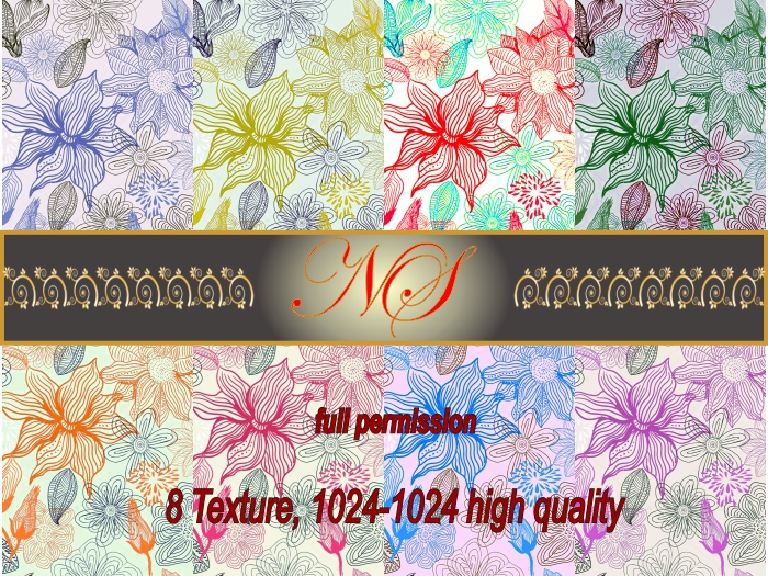 Ns- texture textil Lily flowers