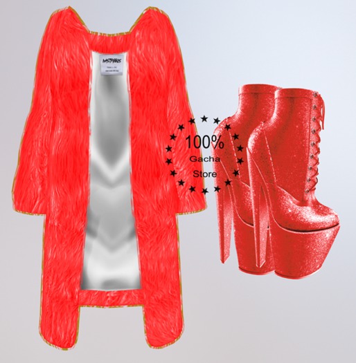 NastyGirls-ForeverFur-Red - Set