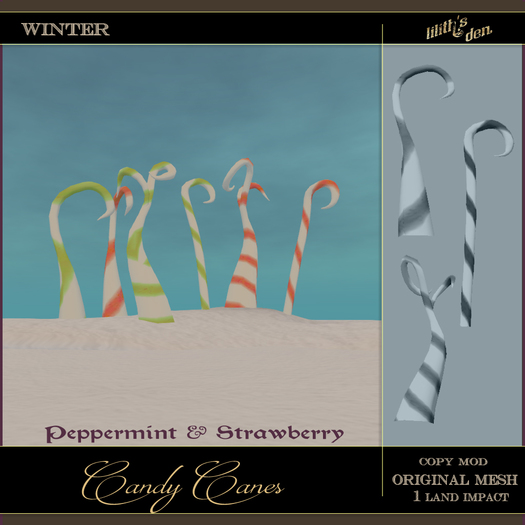 Lilith's Den - Candy Cane Trees