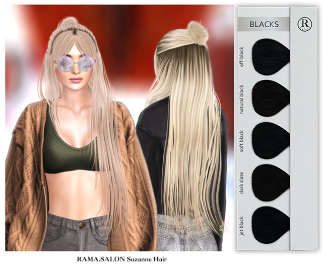 RAMA.SALON - Suzanne Hair 'BLACKS'