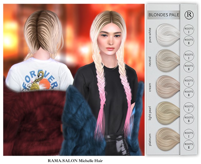 RAMA.SALON - Michelle Hair 'BLONDES PALE'
