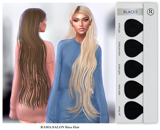 RAMA.SALON - Rina Hair 'BLACKS'