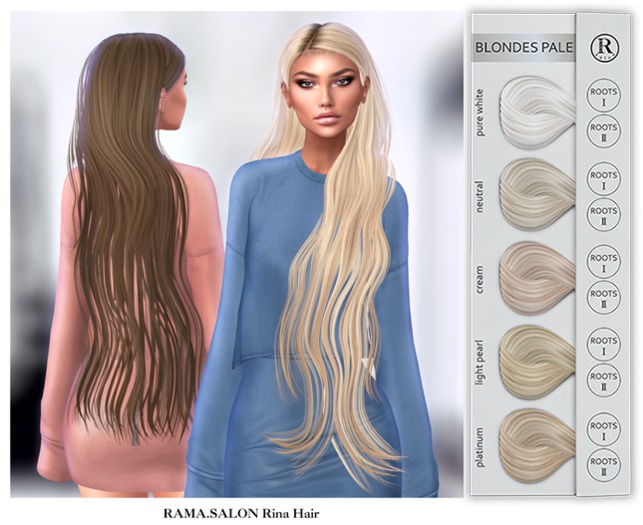 RAMA.SALON - Rina Hair 'BLONDES PALE'
