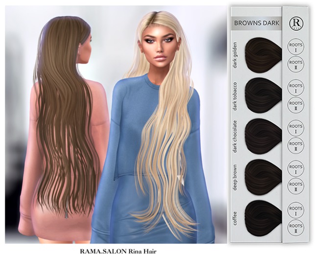 RAMA.SALON - Rina Hair 'BROWNS DARK'