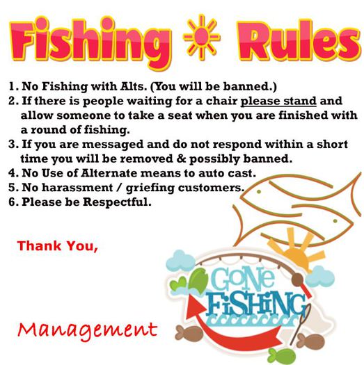 Fishing Rules Red Red