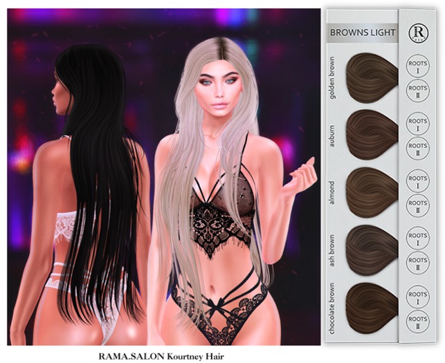 RAMA.SALON - Kourtney Hair 'BROWNS LIGHT'