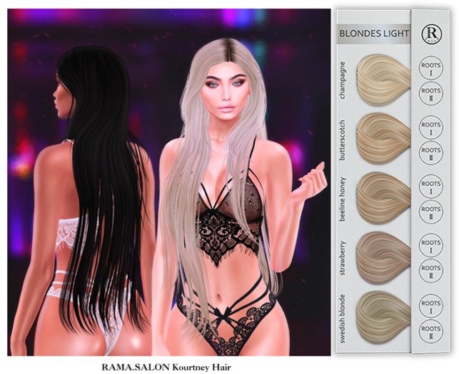 RAMA.SALON - Kourtney Hair 'BLONDES LIGHT'