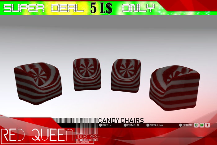 【ⓇⓆ】SUPER DEAL :: Candy Chairs
