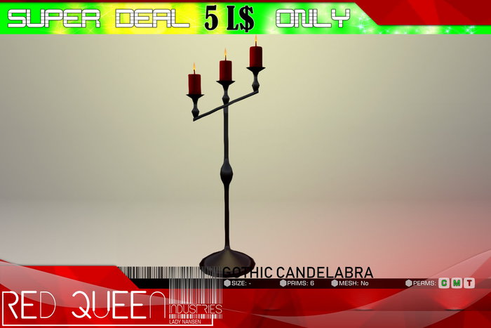 ::: RED QUEEN :: Candlelabra