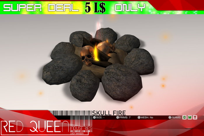 ::: RED QUEEN :: Skull Fire