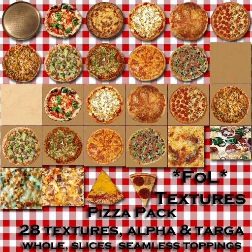 *FoL*  Textures - Food - Pizza Pack