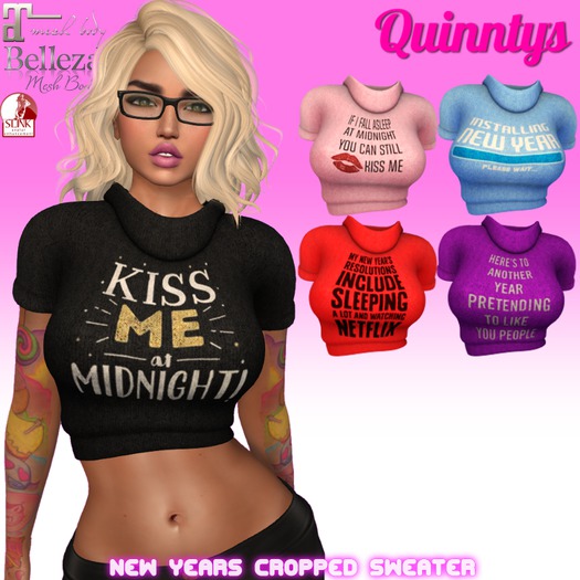 New years Cropped Sweater {Quinnty's} Add to unpack