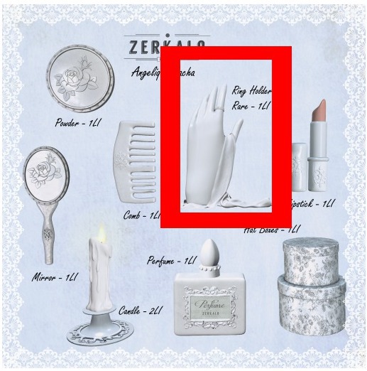 [ zerkalo ] Angelique - Ring Holder - RARE