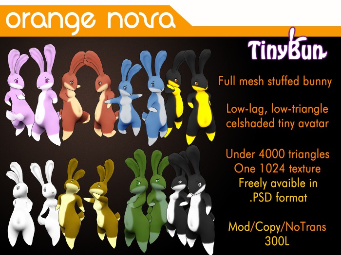 Orange Nova Tinybun - Pink