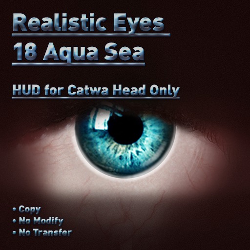 Realistic Eyes 18 Aqua Sea Catwa