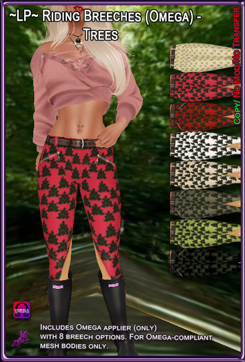 ~LP~ Riding Breeches Omega HUD Trees