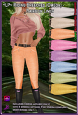 ~LP~ Riding Breeches Omega HUD Rainbow Linen